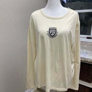 Ralph Lauren Cream Cotton Shirt